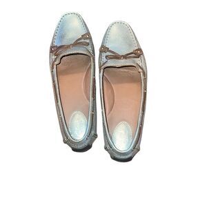 Clarks Women's Gold Leather Loafers Size 7 1/2 M